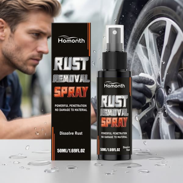 Rustfjernerspray til bilkarosseri og fælge, rengøring og glansgenoprettelse, rustforebyggelse af metal og daglig vedligeholdelse.