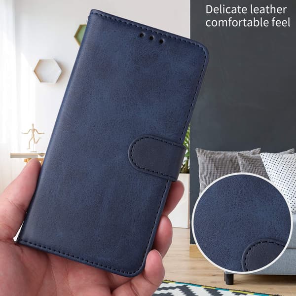 OnePlus Nord CE5 PU læderpung etui - Flere farver blå