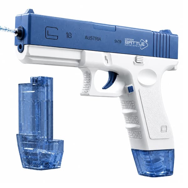 Elektrisk vattenpistol - Glock med 2 magasin