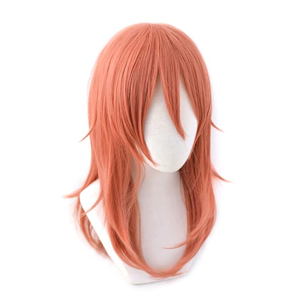 Chainsaw Man Cosplay Angel Devil Lang Paryk Jule Orange Farve Chainsaw Man One Size