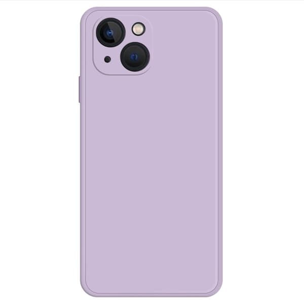 Fasettert gummiert fallbeskyttelse for iPhone 14 - Lilla Lilla