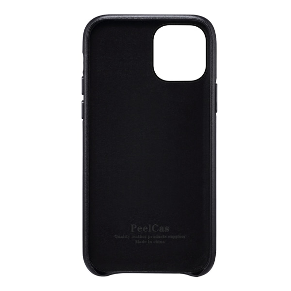 Premium case kompatibelt med iPhone 11 - Tunt phone case i helläder stöder trådlös laddning Reptåligt case för iPhone