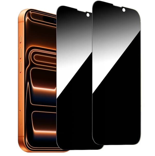 2 KPL NÄYTÖNSUOJAA / Yksityisyys - Karkaistu lasi - iPhone 17 Pro Max