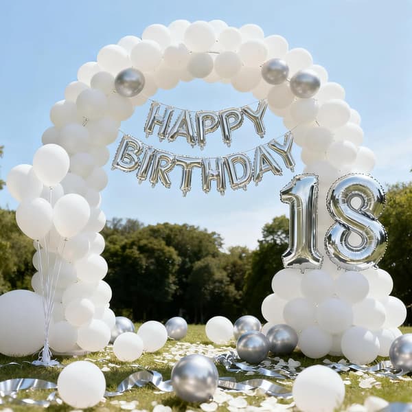 100 vita ballonger
