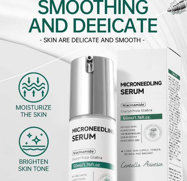 Microneedling Serum til Ansigtsopstramning og Anti-rynke