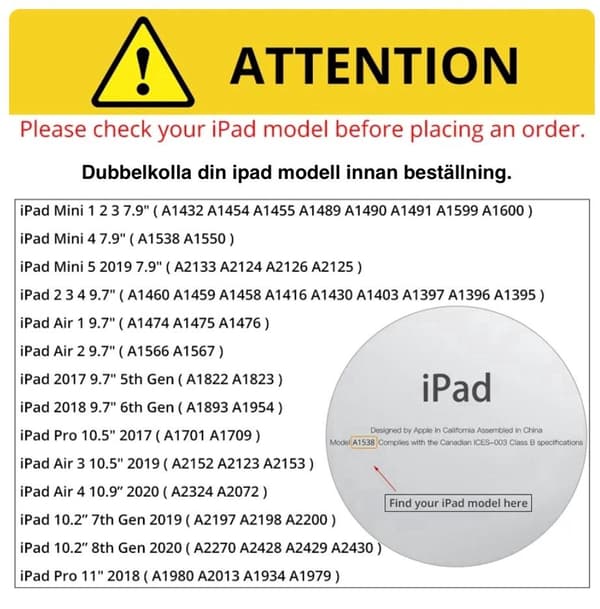 Etui til iPad Pro 12.9 2015/2017 – Sort Sort
