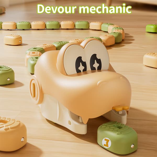SeJean Fun Greedy Snake Game - Superroliga fjärrstyrda ormstrider, trådlös fjärrkontroll gul