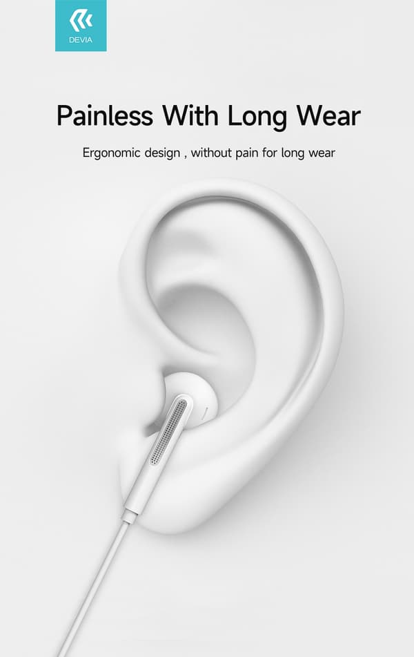 USB-C In-Ear Hi-Fi Hovedtelefoner med Mikrofon iPhone 15,16, 17 /Samsung /Android Sort