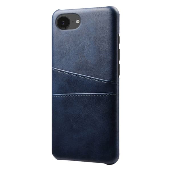 iPhone 16e cover med SIM-kortplads, oplader og hovedtelefonstik - Sort