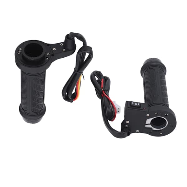 12V opvarmede styr - justerbar temperatur vintervarmer til 7/8 tommer styr, sort (2 stk.)