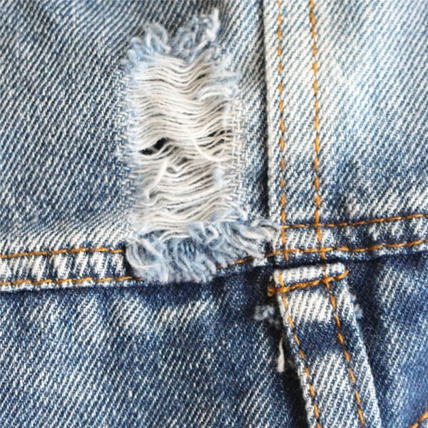 Hund Jeansjacka, Blå Valp Denim T-shirt, Maskintvättbara Hundkläder, Bekväma och Svala Kläder