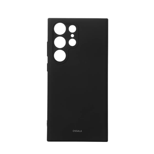 ONSALA Samsung Galaxy S23 Ultra Mobilcover Silikone Sort