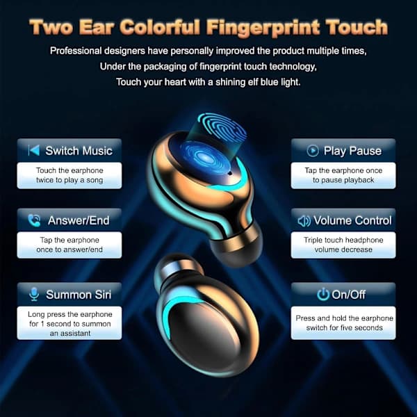 Trådløse Bluetooth-hovedtelefoner - Trådløse Bluetooth In-Ear-hovedtelefoner