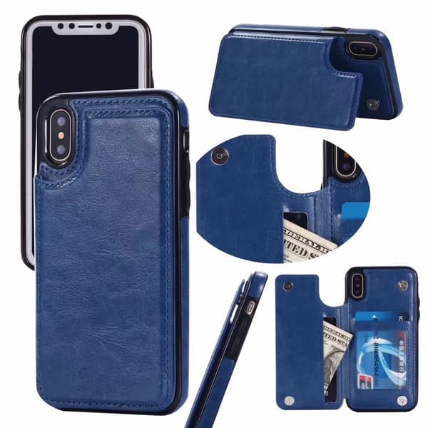 iPhone X/XS Flexibelt Kortfodral Roséguld