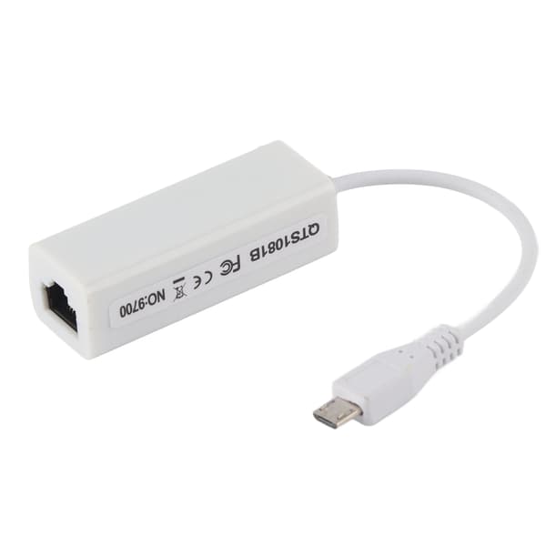 Micro USB til RJ45 Ethernet-portadapter for Raspberry Pi Zero 1.3/W hovedkort