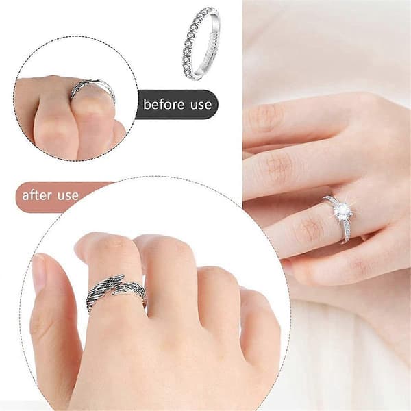 Usynlige ringformindskere til løse ringe Spiralringjustering Ringformindskermål til brede ringe