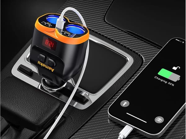 Cigarettestik Splitter 12-24v - USB-C