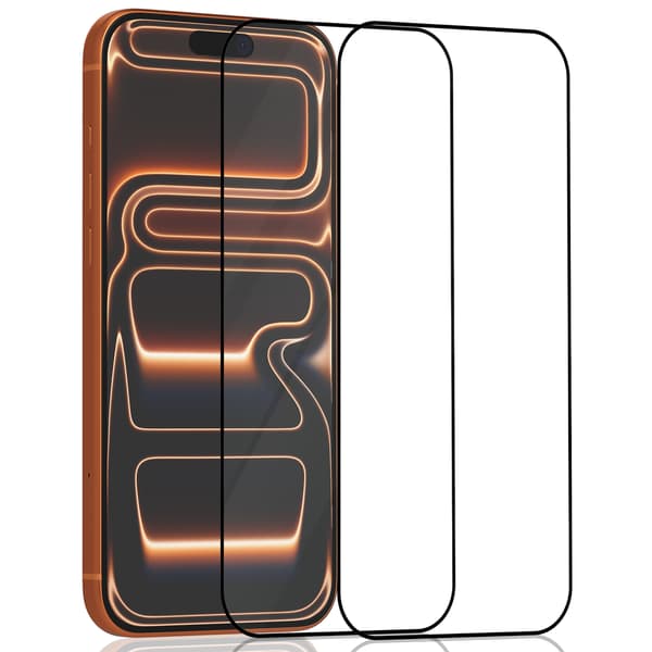 2-pack iPhone 17 Pro Skärmskydd - Härdat Glas 9H - Superkvalitet 3D