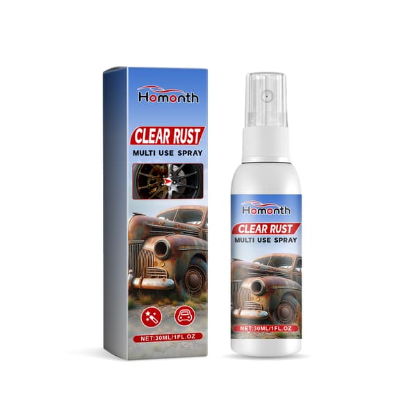Multifunktionel rustfjerner spray til bilvask, pletfjerning, renovering, anti-oxidationsvedligeholdelse og rengøring.