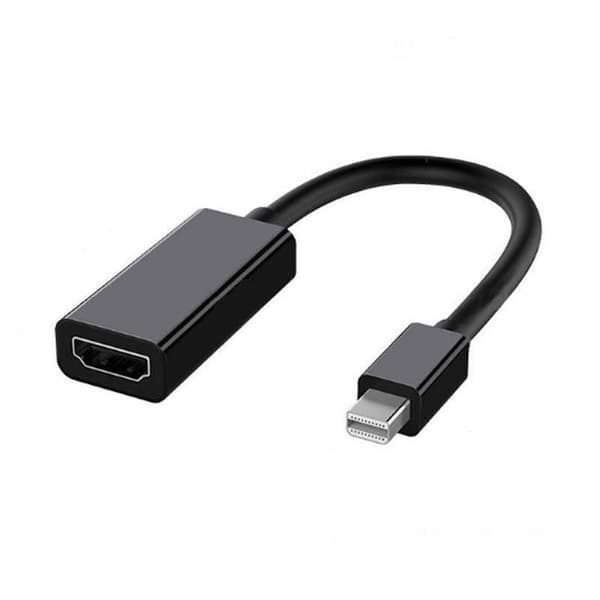 Macbook Thunderbolt Displayport til HDMI Adapter Svart Svart