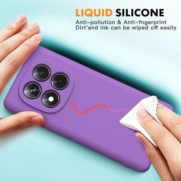 Xiaomi Redmi Note 15 Pro Plus 5G Telefoncover - Silikone Stød- og Ridsefast Lilla
