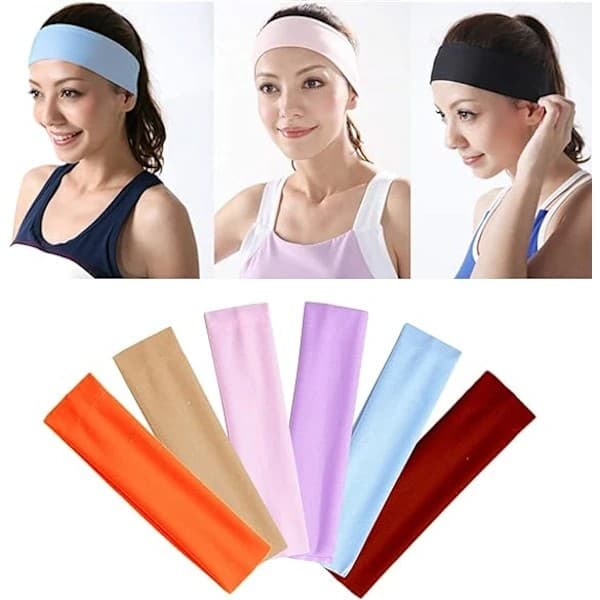 14-pack ZQKLA Yoga Bomull Elastiska Pannband