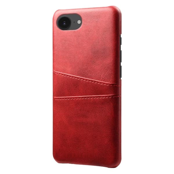 iPhone 16e cover med SIM-kortplads, oplader og hovedtelefonstik - Sort