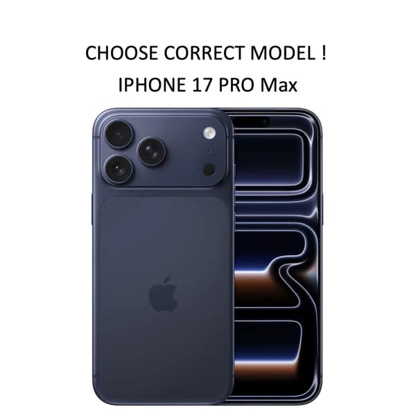 Iphone 17 Pro Max cover mobiltelefon cover kortholder sort SORT