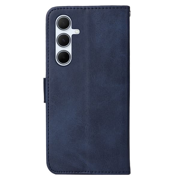 Samsung A56 5G PU læderpung etui - Flere farver Blå