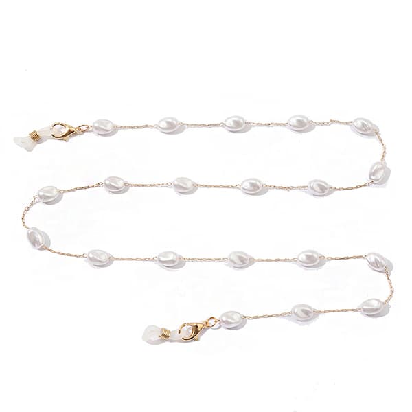Elegant Perle Brillesnor Senil Snor Perle