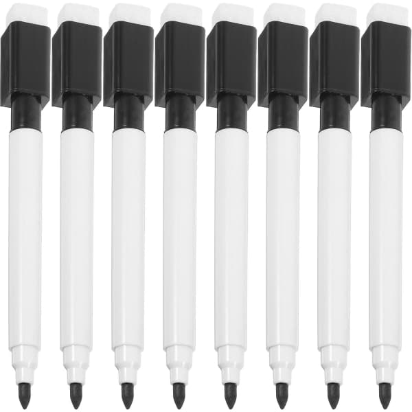 8 st magnetiska whiteboardpennor - Whiteboardpennor - Markörer