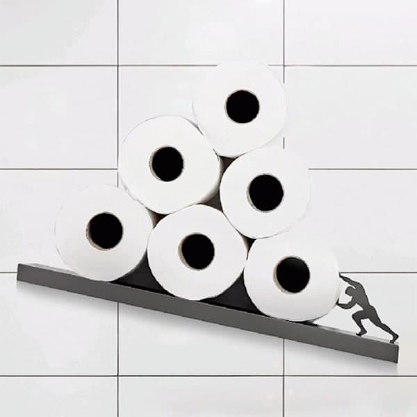 Valentinsdag flydende hylde toiletpapirholder, Valentinsdagsgave