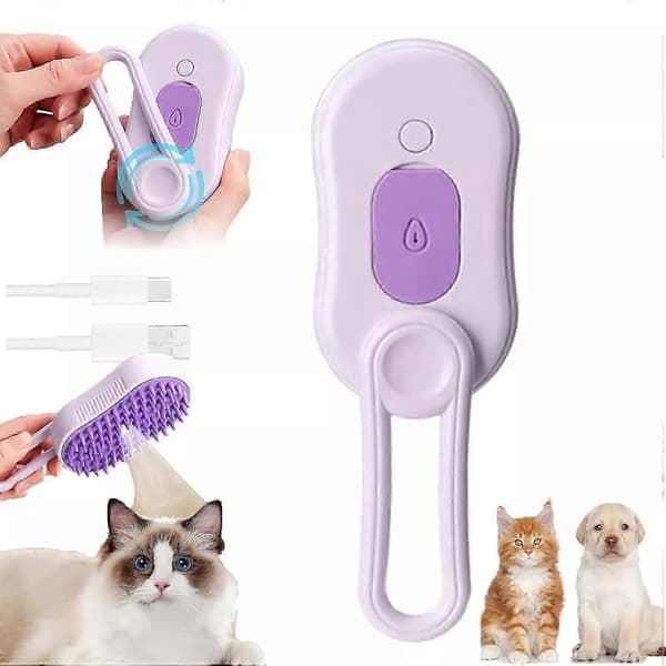 Celery Pet Spritz Defur Comb, Puffease Spritz Defur Grooming Comb for Cat & Dog