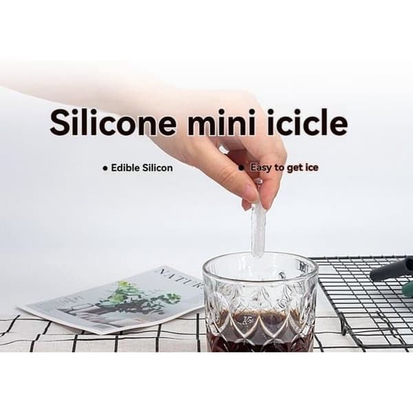 Silikone ispindeforme med låg, 6-delt sæt, fødevaregodkendte mini-ispindeforme, 4 farver