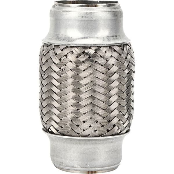 Fleksibelt udstødningsrør i rustfrit stål, 38x102mm, 1,5x4 tommer, fleksibelt reparationsrør til samlinger, biltilbehør