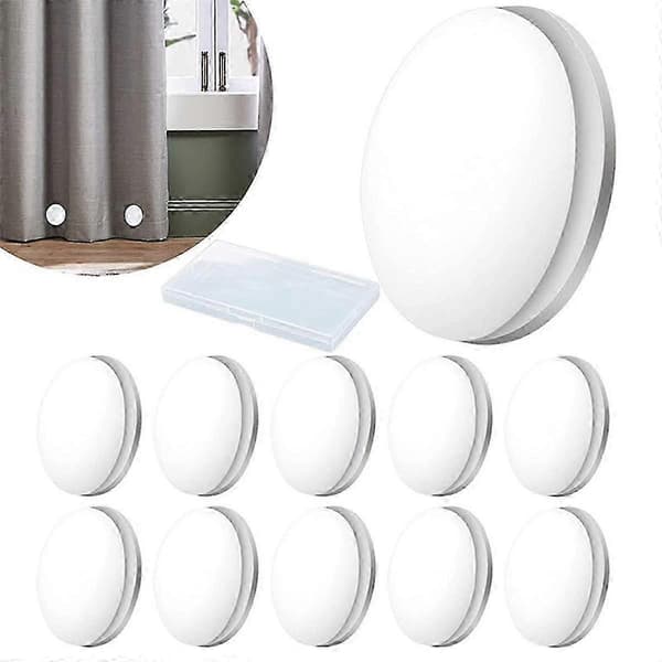 20 st magnetiska gardinvikter Draperivikter Magnet Duschdraperivikter Botten för duk Gardinfoder B