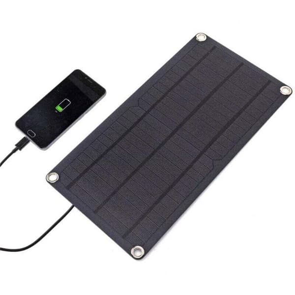 Komplet sæt med monokrystallinske solpaneler, eksternt batteri, solpanel til bil, yacht, autocamper, oplader