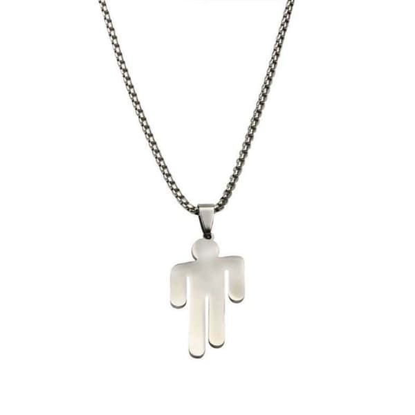 Billie Eilish Logo Halskæde Rustfrit Stål Vedhæng