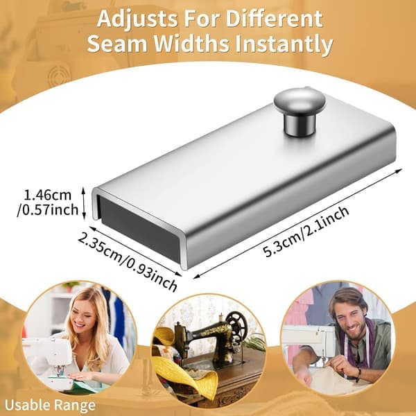 2 kpl magneettisia ompeluohjaimia, metalliset ompelukoneen tarvikkeet