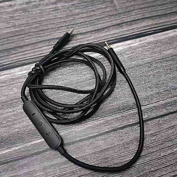 USB-C til 2,5 mm han-kabel til QC25/QC35/QC35II/QC45 hovedtelefoner med mikrofon