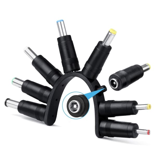 Universal 5V til strøm USB til DC 5.5x2.1mm 3.5mm 4.0mm 4.8mm 6.4mm adapter til opladningsledning Velegnet til vej