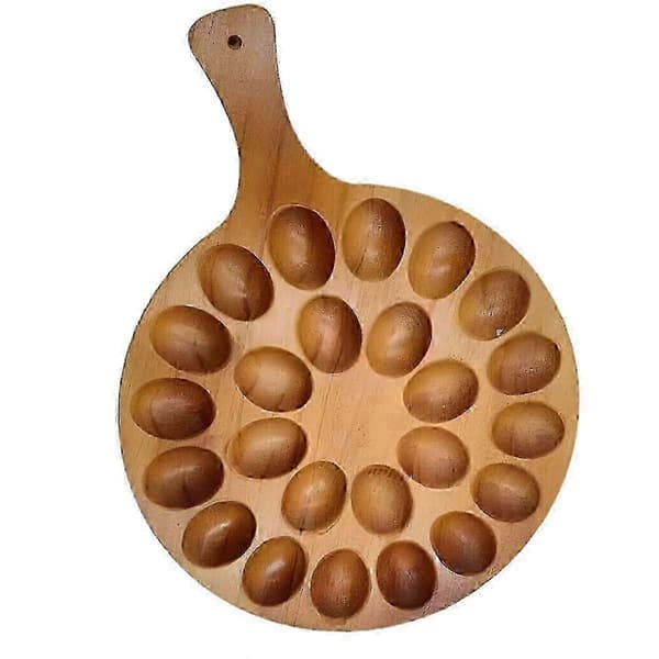 Tre Deviled Egg Fat og Charcuterie Brett Tykkere Eggbrett Benkeplate Kjøleskap Kylling A