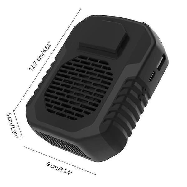 USB oppladbart klimaanlegg - 6000mAh vifte for utendørs arbeid og camping