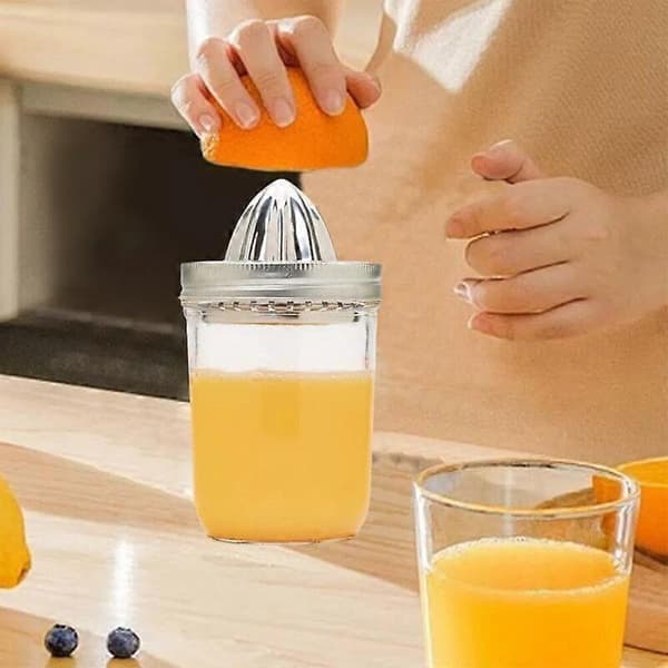 För Mason Jar Juicerlock, Juicertillbehör, Handpress i 304 rostfritt stål