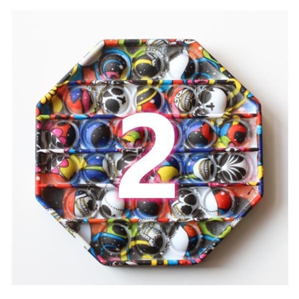 Erityinen Camouflage Popit Fidget Pop It - CE-hyväksytty 3 väriä Malli 2 Model 2