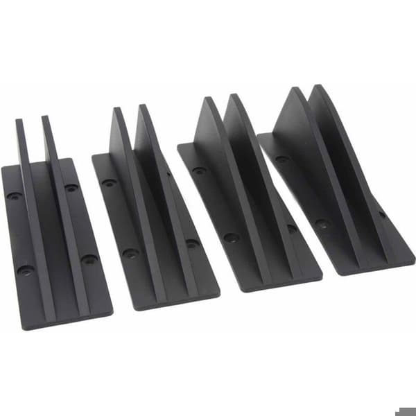 Bagkofanger læbediffusor, 4 stk. universel chassis-diffusor vingelæbe hajfinne-separator