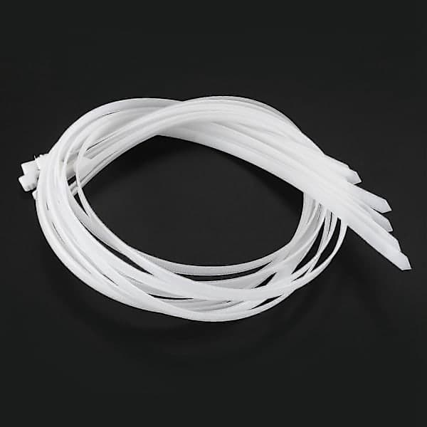 10x ekstra lange 76 cm kabelbindere | Hvide strips