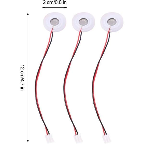 Luftfukter - Pakke med 5 - Keramikk - 16 mm - Hvit - For tåkemaskin