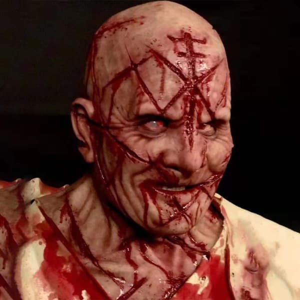 Latex Halloween-pynt, retro knask-eller-knep-moro
