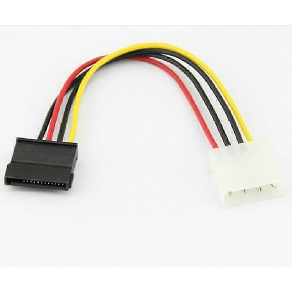 Seriell optisk enhet hårddisk SATA strömkabel till D-typ 4-stifts SATA till IDE datorchassi intern adapterkabel 3-pack